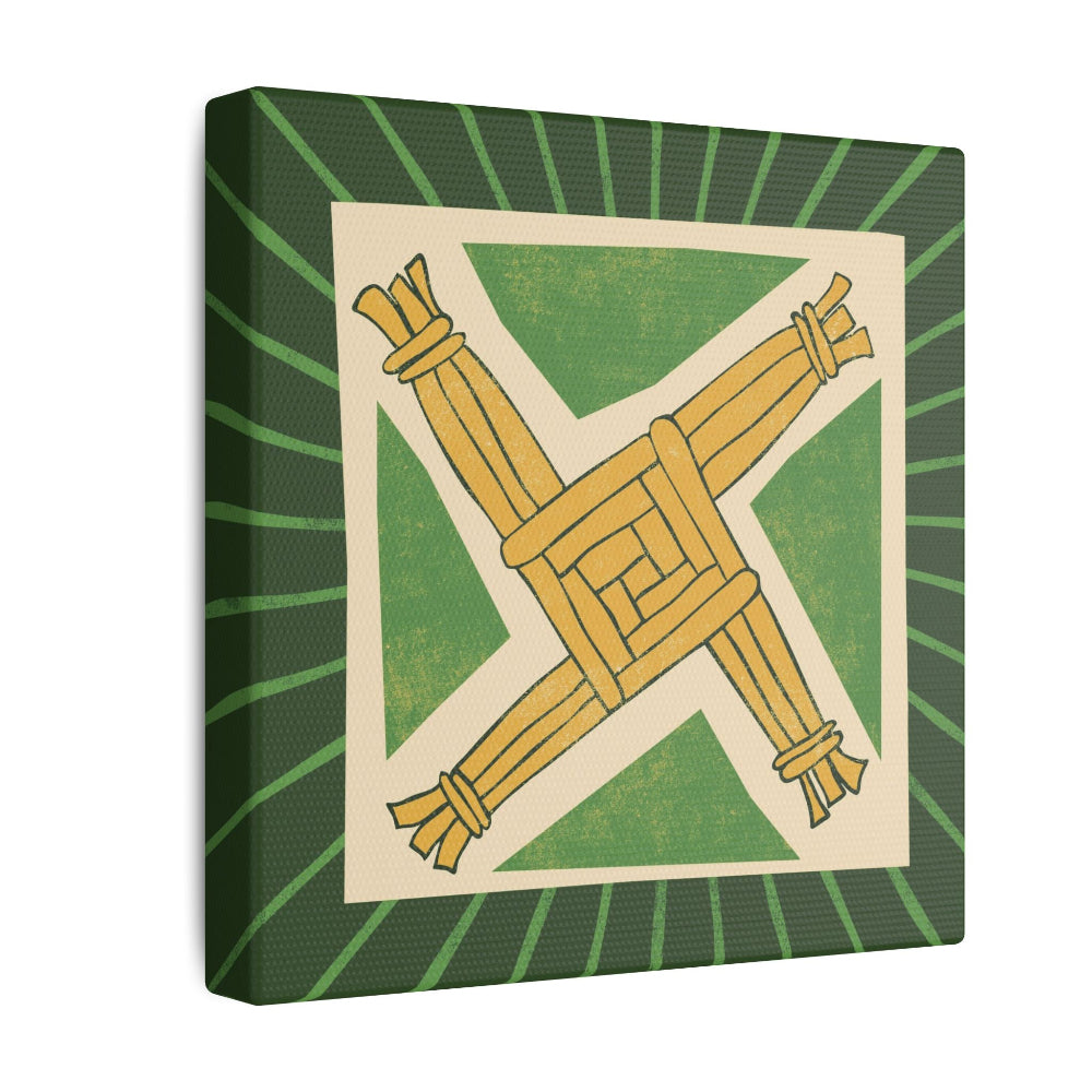 Canvas Print Brigid's Cross