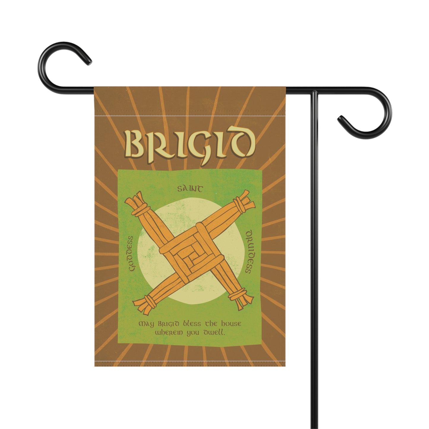 Brigid Garden & House Banner 12'' × 18''
