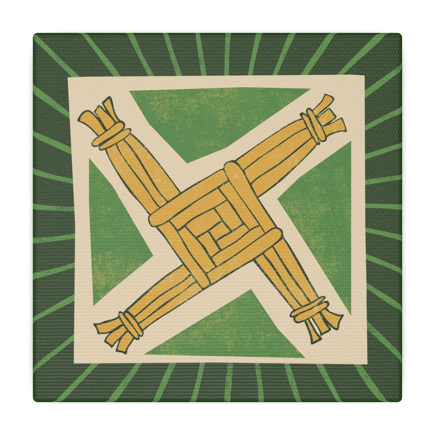 Canvas Print Brigid's Cross