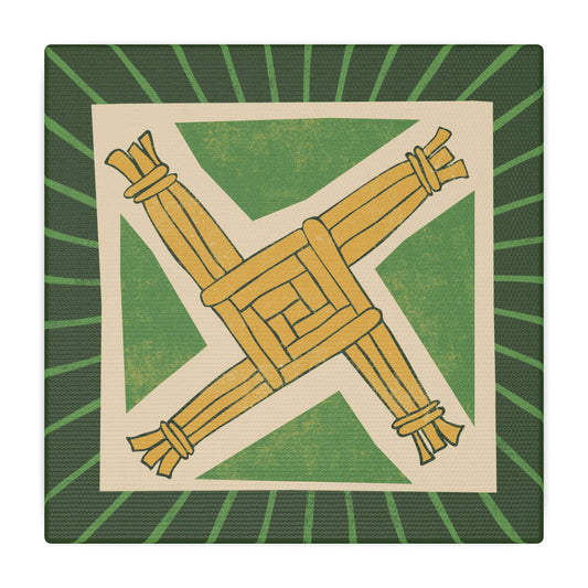 Canvas Print Brigid's Cross