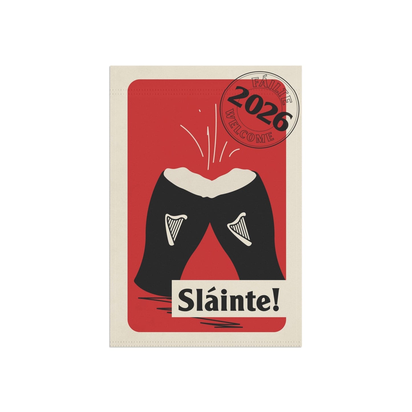 Banner Flag - Irish Sláinte 2026 Celebration - New Year celebrations