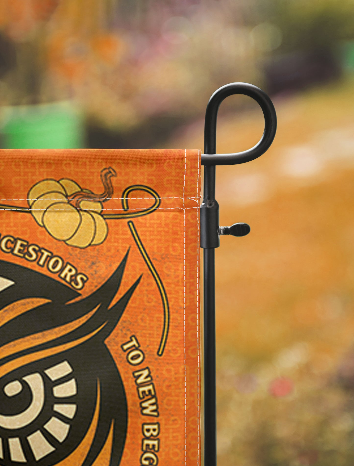 Samhain Garden Banner | Fall Decor, Seasonal Flag, Outdoor Decoration, Halloween Banner, Autumn Home Accent
