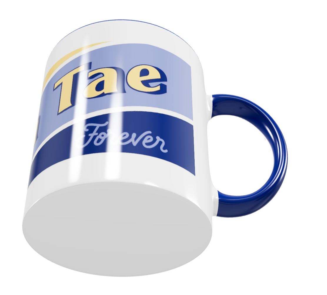 You Are My Cupán Tae Mug - Irish Gift for Valentine's Day - Luck & Love in Every Sip - blue