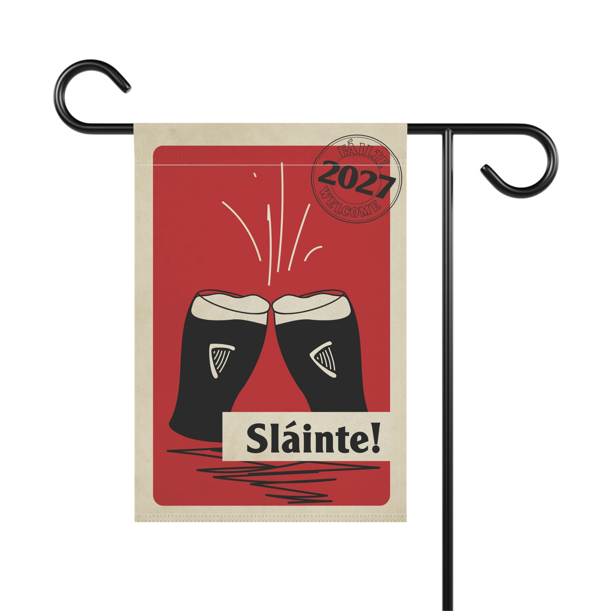 Banner Flag - Irish Sláinte 2027 Celebration - New Year Garden Flag