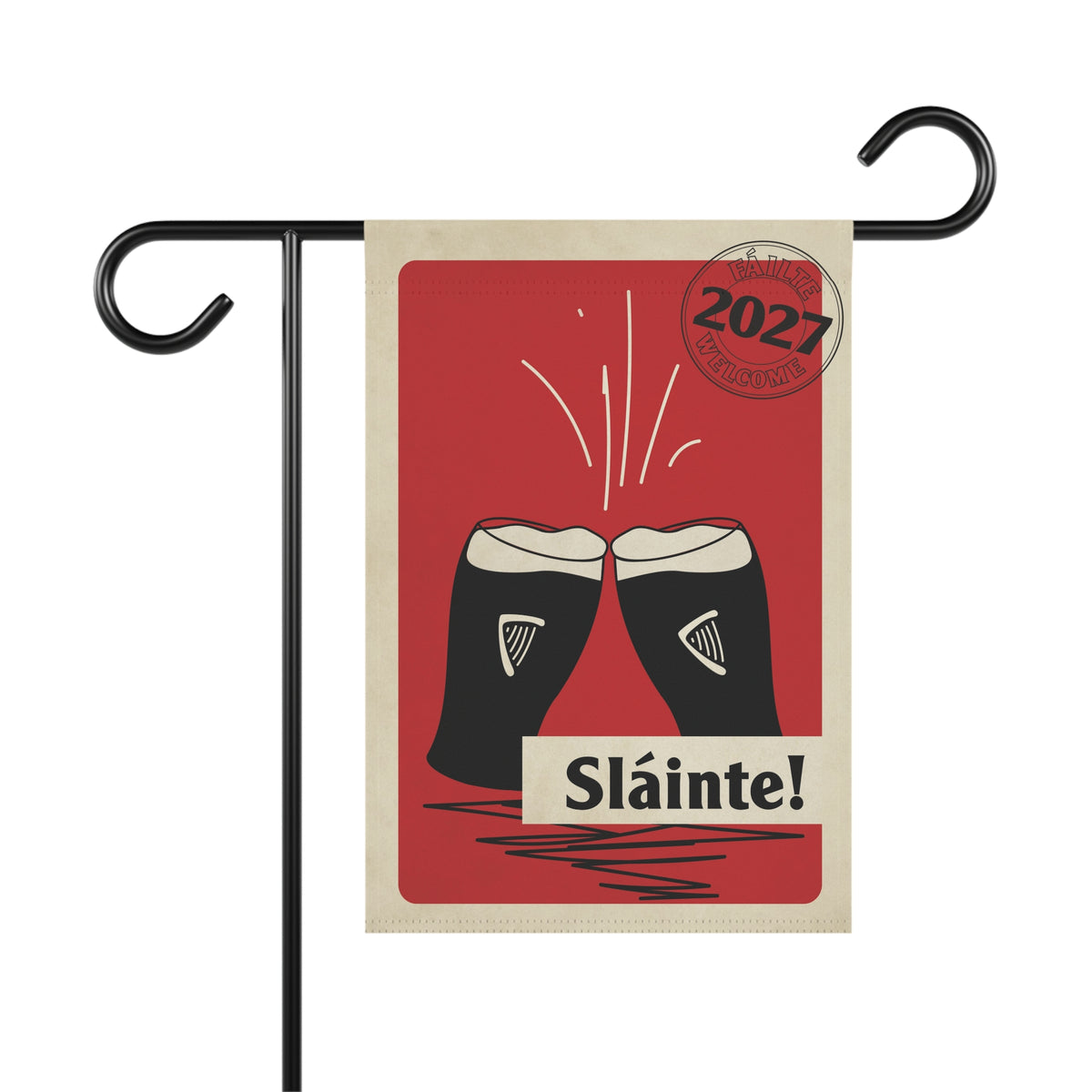 Banner Flag - Irish Sláinte 2027 Celebration - New Year Garden Flag