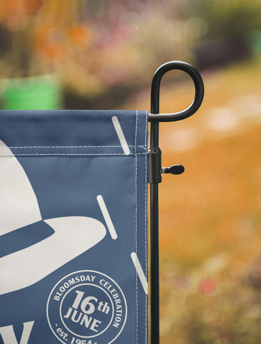 Bloomsday Garden Flag – A Man of Genius Makes No Mistakes | James Joyce Gift