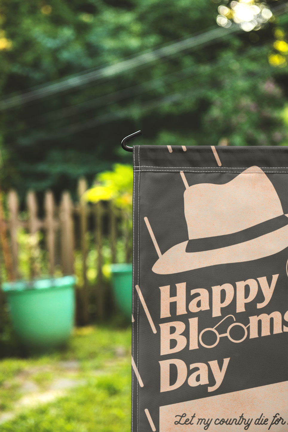 Bloomsday Garden Flag – Let My Country Die For Me | James Joyce Gift