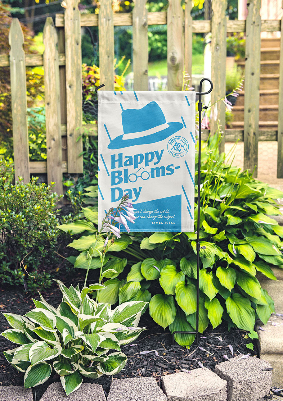 Bloomsday Garden Flag – We Can Change the Subject | James Joyce Gift