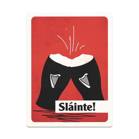 NEW - Irish Metal Sign Decor 'Slainte' - for Indoor and Outdoor use